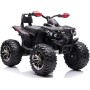 Quad Jungle ATV Elettrico 12V per Bambini con Ammortizzatori Reali Batteria Potenziata Schienale Ruote Grandi