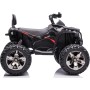 Quad Jungle ATV Elettrico 12V per Bambini con Ammortizzatori Reali Batteria Potenziata Schienale Ruote Grandi