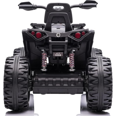 Quad Elettrico 4x4 per Bambini con 4 Potenti Motori Batteria Potenziata 12V - 14Ah Jungle ATV Ammortizzatori Luci LED fino 30 kg