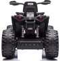 Quad Jungle ATV Elettrico 12V per Bambini con Ammortizzatori Reali Batteria Potenziata Schienale Ruote Grandi