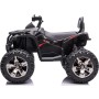 Quad Jungle ATV Elettrico 12V per Bambini con Ammortizzatori Reali Batteria Potenziata Schienale Ruote Grandi