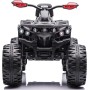 Quad Jungle ATV Elettrico 12V per Bambini con Ammortizzatori Reali Batteria Potenziata Schienale Ruote Grandi