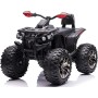 Quad Jungle ATV Elettrico 12V per Bambini con Ammortizzatori Reali Batteria Potenziata Schienale Ruote Grandi