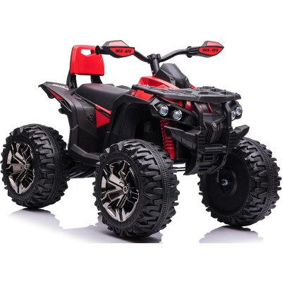 Quad Elettrico 4x4 per Bambini con 4 Potenti Motori Batteria Potenziata 12V - 14Ah Jungle ATV Ammortizzatori Luci LED fino 30 kg