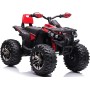 Quad Jungle ATV Elettrico 12V per Bambini con Ammortizzatori Reali Batteria Potenziata Schienale Ruote Grandi