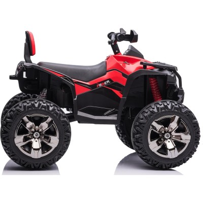 Quad Elettrico 4x4 per Bambini con 4 Potenti Motori Batteria Potenziata 12V - 14Ah Jungle ATV Ammortizzatori Luci LED fino 30 kg
