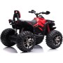 Quad Jungle ATV Elettrico 12V per Bambini con Ammortizzatori Reali Batteria Potenziata Schienale Ruote Grandi