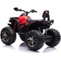 Quad Jungle ATV Elettrico 12V per Bambini con Ammortizzatori Reali Batteria Potenziata Schienale Ruote Grandi
