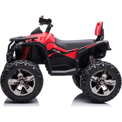 Quad Elettrico 4x4 per Bambini con 4 Potenti Motori Batteria Potenziata 12V - 14Ah Jungle ATV Ammortizzatori Luci LED fino 30 kg
