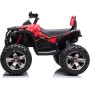 Quad Jungle ATV Elettrico 12V per Bambini con Ammortizzatori Reali Batteria Potenziata Schienale Ruote Grandi
