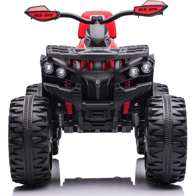 Quad Elettrico 4x4 per Bambini con 4 Potenti Motori Batteria Potenziata 12V - 14Ah Jungle ATV Ammortizzatori Luci LED fino 30 kg