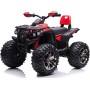 Quad Jungle ATV Elettrico 12V per Bambini con Ammortizzatori Reali Batteria Potenziata Schienale Ruote Grandi