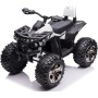 Quad Jungle ATV Elettrico 12V per Bambini con Ammortizzatori Reali Batteria Potenziata Schienale Ruote Grandi