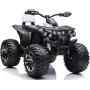 Quad Jungle ATV Elettrico 12V per Bambini con Ammortizzatori Reali Batteria Potenziata Schienale Ruote Grandi