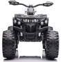 Quad Jungle ATV Elettrico 12V per Bambini con Ammortizzatori Reali Batteria Potenziata Schienale Ruote Grandi