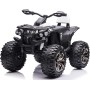 Quad Jungle ATV Elettrico 12V per Bambini con Ammortizzatori Reali Batteria Potenziata Schienale Ruote Grandi