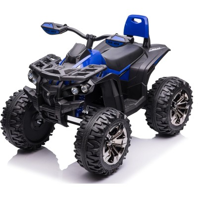 Quad Elettrico 4x4 per Bambini con 4 Potenti Motori Batteria Potenziata 12V - 14Ah Jungle ATV Ammortizzatori Luci LED fino 30 kg