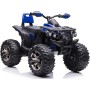 Quad Jungle ATV Elettrico 12V per Bambini con Ammortizzatori Reali Batteria Potenziata Schienale Ruote Grandi