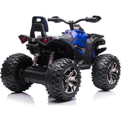 Quad Elettrico 4x4 per Bambini con 4 Potenti Motori Batteria Potenziata 12V - 14Ah Jungle ATV Ammortizzatori Luci LED fino 30 kg