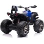 Quad Jungle ATV Elettrico 12V per Bambini con Ammortizzatori Reali Batteria Potenziata Schienale Ruote Grandi