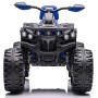 Quad Jungle ATV Elettrico 12V per Bambini con Ammortizzatori Reali Batteria Potenziata Schienale Ruote Grandi