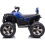 Quad Jungle ATV Elettrico 12V per Bambini con Ammortizzatori Reali Batteria Potenziata Schienale Ruote Grandi