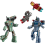 Lego Marvel 76320 Iron Man e War Machine contro i droni di Hammer con 2 minifigure e accessori a tema