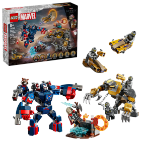 Lego Marvel 76322 Avengers: Endgame Thor contro Chitauri con 7 minifigure e accessori a tema