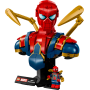 Lego Marvel 76326 Busto di Iron Spider-Man con minifigure con armatura di Iron Man completa di 2 braccia meccaniche mobili