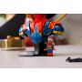 Lego Marvel 76326 Busto di Iron Spider-Man con minifigure con armatura di Iron Man completa di 2 braccia meccaniche mobili