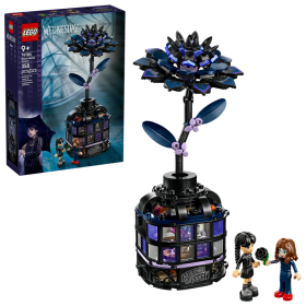 Lego Mercoledì Addams 76784 Fiore di dalia nero con 2 minifigure e accessori a tema