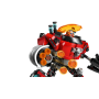 Lego Sonic The hedgehog 77005 Knuckles vs. il Mech Egg Crusher del Dr. Eggman