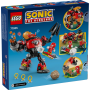Lego Sonic The hedgehog 77005 Knuckles vs. il Mech Egg Crusher del Dr. Eggman