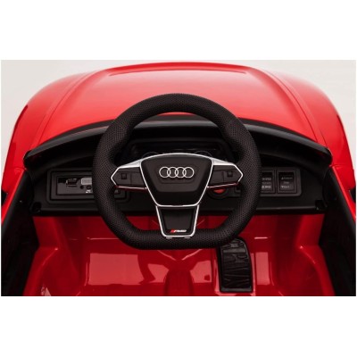 Auto Macchina Elettrica per Bambini 12V Audi RS e-Tron GT con Telecomando e Cintura a 3 Punti