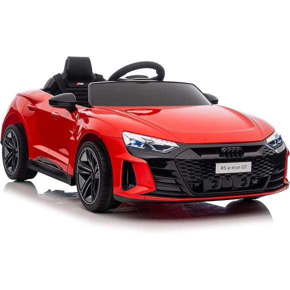 Auto Macchina Elettrica per Bambini 12V Audi RS e-Tron GT con Telecomando e Cintura a 3 Punti