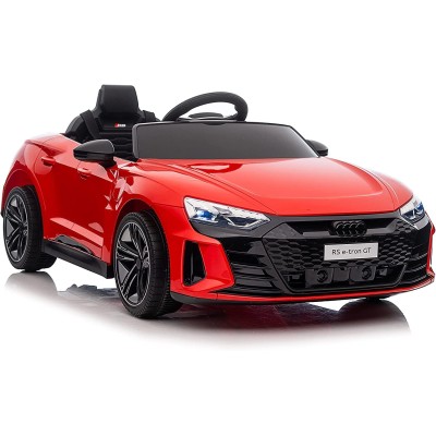 Auto Macchina Elettrica per Bambini 12V Audi RS e-Tron GT con Telecomando e Cintura a 3 Punti