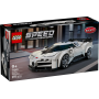 Lego Speed 77240 Hyper Sports Car Bugatti Centodieci con alettone posteriore e tubi di scappamento