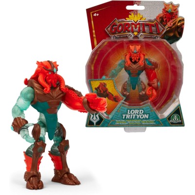 Giochi Preziosi GRA39100 Gormiti Serie 3 - Alfa Lord Trityon Deluxe 12cm Snodato con Funzione d'Attacco