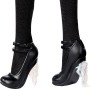 Mattel HXJ03 Monster High Rave'N Mercoledì in abito nero in stile gotico con accessori premium e supporto