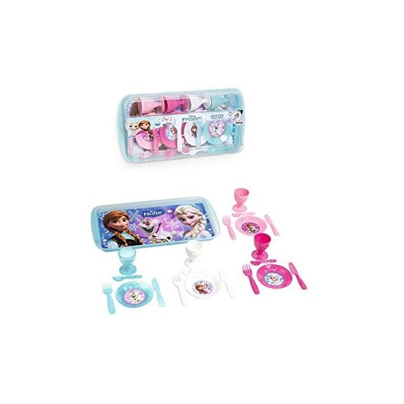 Smoby 7600310539 Disney Frozen Servizio da Tea con Vassoio