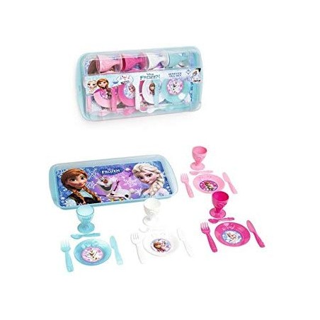 Smoby 7600310539 Disney Frozen Servizio da Tea con Vassoio