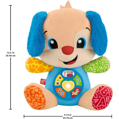 Fisher-Price JFD26 Ridi e Impara Cagnolino Smart Stages Multilingue per l'apprendimento