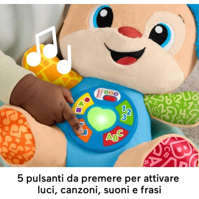 Fisher-Price JFD26 Ridi e Impara Cagnolino Smart Stages Multilingue per l'apprendimento