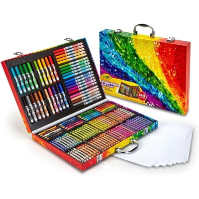 CRAYOLA 04-1054 Valigetta Ispirazione Artistica con 140 pezzi per il disegno