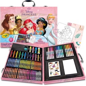 Crayola 25-1094 Valigetta Colori Principesse Disney Kit Creativo con 115 Pezzi Assortiti Crayola 25-1094 Valigetta Colori Principesse Disney Kit Creativo con 115 Pezzi Assortiti