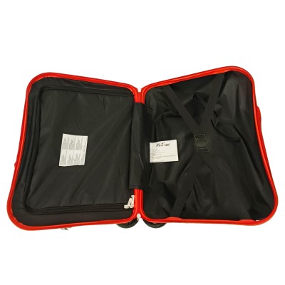 MonTravel Valigia Trolley Cavalcabile per Bambini con Asta Telescopica Poggiapiedi e Zainetto MT-025 Spaceman