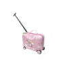 MonTravel Valigia Trolley Cavalcabile per Bambini con Asta Telescopica Poggiapiedi e Zainetto