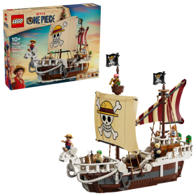 Lego One Piece 75639 La nave pirata Going Merry con 5 minifigure dettagliate e accessori a tema