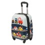 MonTravel Set Trolley per Bambini 2 Pezzi Valigia Rigida e Zainetto Coordinato Bagaglio a Mano con Ruote Girevoli