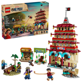 Lego One Piece 75638 Battaglia ad Arlong Park con minifigure di Luffy Nami e Usopp